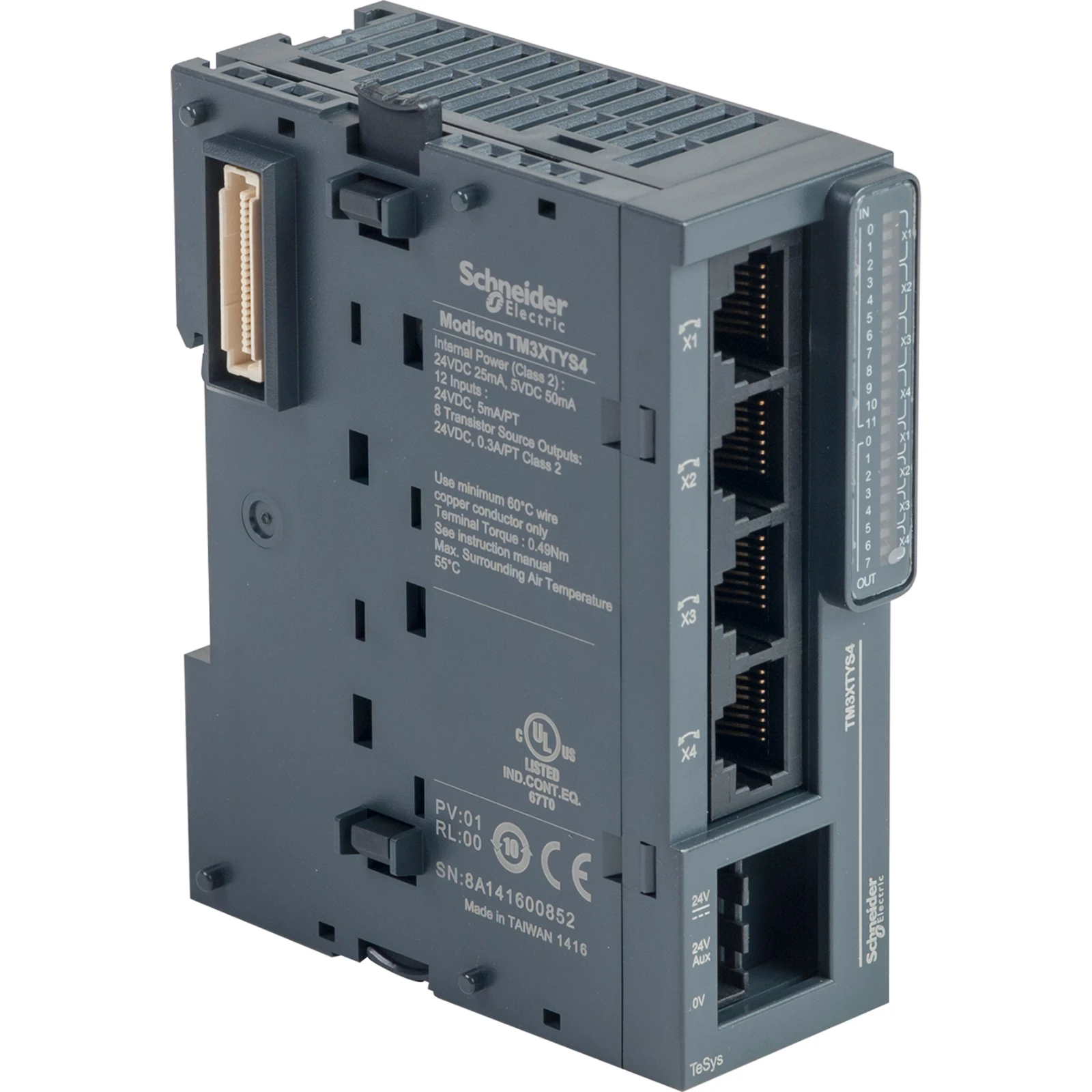Schneider Electric Veldbus, dec. periferie - functie-/technologiemodule TM3XTYS4 TM3XTYS4 546037