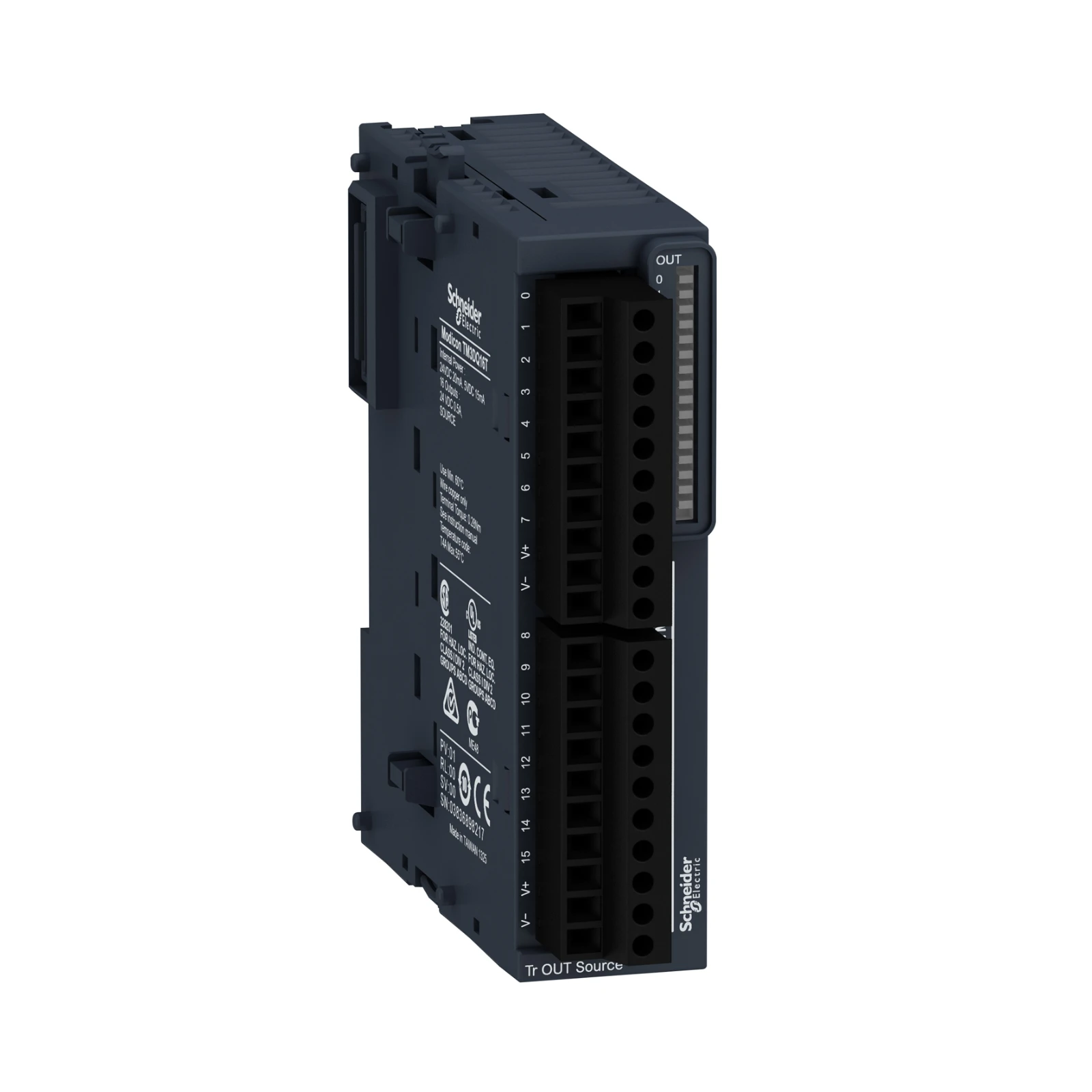 Schneider Electric Veldbus, dec. periferie - digitale in- en uitgangsmodule TM3DQ16T TM3DQ16T 546573