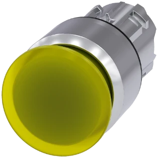 Siemens - Drukknop frontelement (paddenstoel) - 3SU1051-1AA30-0AA0 3SU10511AA300AA0 570474