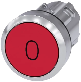 Siemens - Drukknop frontelement - 3SU1050-0AB20-0AD0 3SU10500AB200AD0 571360
