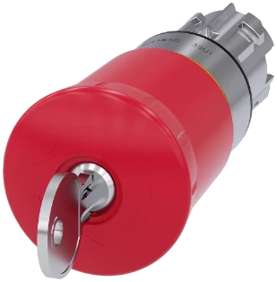 Siemens - Drukknop frontelement (paddenstoel) - 3SU1050-1HS20-0AA0 3SU10501HS200AA0 571383