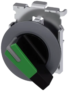 Siemens - Keuzeschakelaar frontelement - 3SU1062-2EF40-0AA0 3SU10622EF400AA0 571694