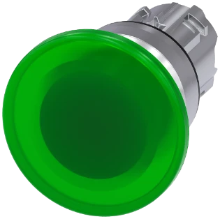 Siemens - Drukknop frontelement (paddenstoel) - 3SU1051-1BD40-0AA0 3SU10511BD400AA0 571828