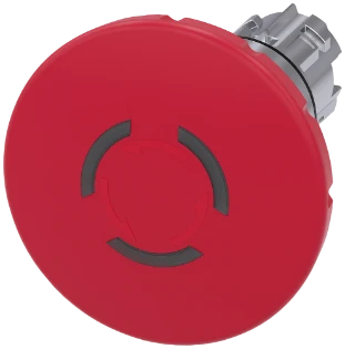 Siemens - Drukknop frontelement (paddenstoel) - 3SU1051-1JB20-0AA0 3SU10511JB200AA0 571835
