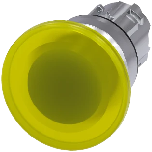 Siemens - Drukknop frontelement (paddenstoel) - 3SU1051-1BD30-0AA0 3SU10511BD300AA0 571874