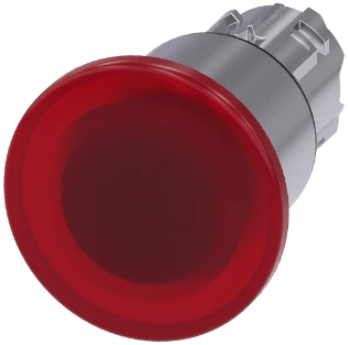 Siemens - Drukknop frontelement (paddenstoel) - 3SU1051-1ED20-0AA0 3SU10511ED200AA0 571876