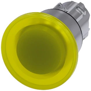 Siemens - Drukknop frontelement (paddenstoel) - 3SU1051-1BA30-0AA0 3SU10511BA300AA0 571883