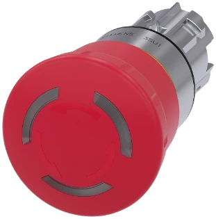 Siemens - Drukknop frontelement (paddenstoel) - 3SU1051-1HB20-0AA0 3SU10511HB200AA0 571892