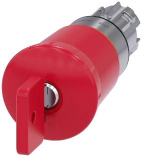 Siemens - Drukknop frontelement (paddenstoel) - 3SU1050-1HQ20-0AA0 3SU10501HQ200AA0 572111
