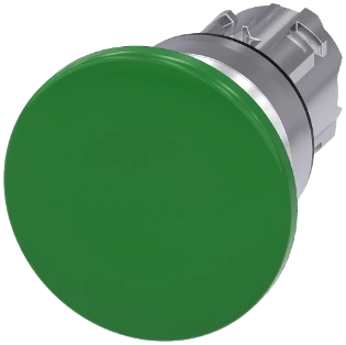 Siemens - Drukknop frontelement (paddenstoel) - 3SU1050-1BD40-0AA0 3SU10501BD400AA0 572142