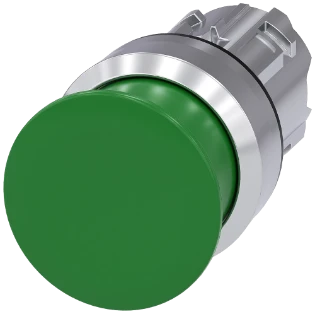 Siemens - Drukknop frontelement (paddenstoel) - 3SU1050-1AD40-0AA0 3SU10501AD400AA0 572163