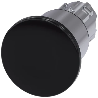Siemens - Drukknop frontelement (paddenstoel) - 3SU1050-1EA10-0AA0 3SU10501EA100AA0 572175