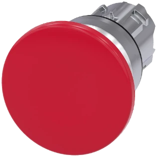 Siemens - Drukknop frontelement (paddenstoel) - 3SU1050-1BD20-0AA0 3SU10501BD200AA0 572293