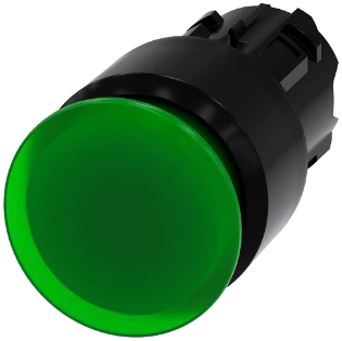 Siemens - Drukknop frontelement (paddenstoel) - 3SU1001-1AA40-0AA0 3SU10011AA400AA0 573054
