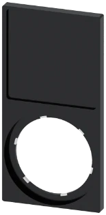 Siemens - Tekstschild voor drukknop/signaallamp - 3SU1900-0AQ10-0AA0 3SU19000AQ100AA0 574805