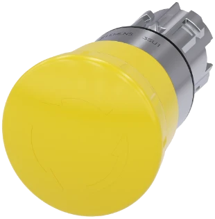 Siemens - Drukknop frontelement (paddenstoel) - 3SU1050-1HB30-0AA0 3SU10501HB300AA0 575817
