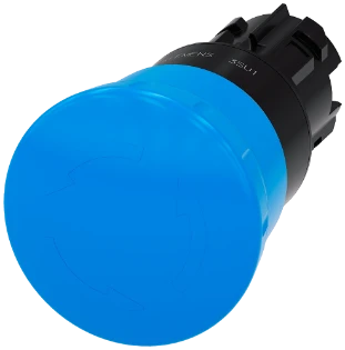 Siemens - Drukknop frontelement (paddenstoel) - 3SU1000-1HB50-0AA0 3SU10001HB500AA0 575845