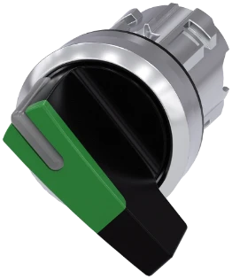 Siemens - Keuzeschakelaar frontelement - 3SU1052-2CF40-0AA0 3SU10522CF400AA0 576824