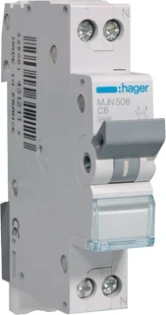 Hager - Installatieautomaat - MJN506 MJN506 57730