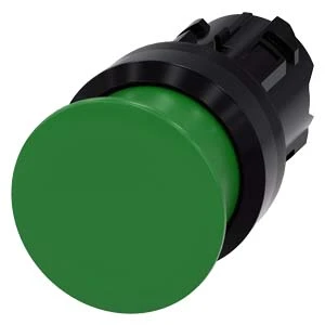 Siemens - Drukknop frontelement (paddenstoel) - 3SU1000-1AD40-0AA0 3SU10001AD400AA0 59546