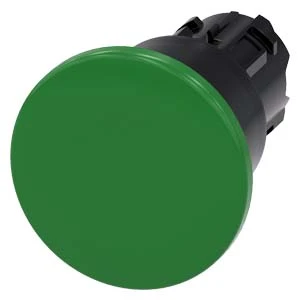 Siemens - Drukknop frontelement (paddenstoel) - 3SU1000-1BA40-0AA0 3SU10001BA400AA0 59555