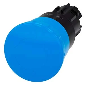 Siemens - Drukknop frontelement (paddenstoel) - 3SU1000-1HB50-0AA0 3SU10001HB500AA0 59587