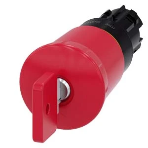 Siemens - Drukknop frontelement (paddenstoel) - 3SU1000-1HQ20-0AA0 3SU10001HQ200AA0 59596