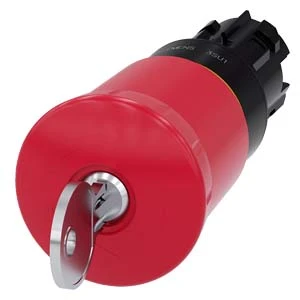 Siemens - Drukknop frontelement (paddenstoel) - 3SU1000-1HT20-0AA0 3SU10001HT200AA0 59599