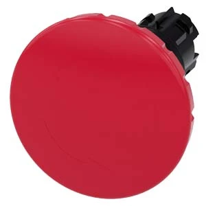 Siemens - Drukknop frontelement (paddenstoel) - 3SU1000-1JB20-0AA0 3SU10001JB200AA0 59601