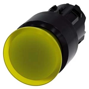 Siemens - Drukknop frontelement (paddenstoel) - 3SU1001-1AA30-0AA0 3SU10011AA300AA0 59781