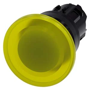 Siemens - Drukknop frontelement (paddenstoel) - 3SU1001-1BD30-0AA0 3SU10011BD300AA0 59826