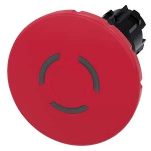 Siemens - Drukknop frontelement (paddenstoel) - 3SU1001-1JB20-0AA0 3SU10011JB200AA0 59844