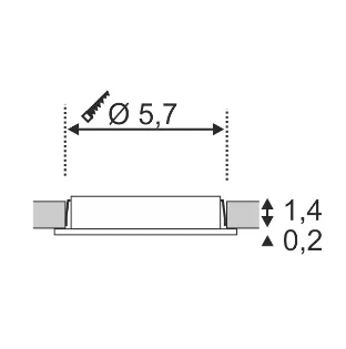 SLV - Downlight/spot/schijnwerper - 112165 112165 599851