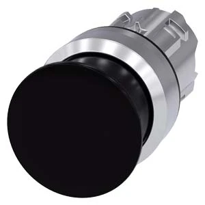 Siemens - Drukknop frontelement (paddenstoel) - 3SU1050-1AD10-0AA0 3SU10501AD100AA0 60279