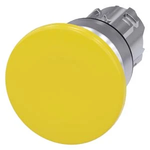 Siemens - Drukknop frontelement (paddenstoel) - 3SU1050-1BD30-0AA0 3SU10501BD300AA0 60293