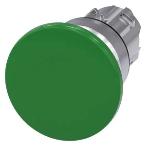 Siemens - Drukknop frontelement (paddenstoel) - 3SU1050-1BD40-0AA0 3SU10501BD400AA0 60296