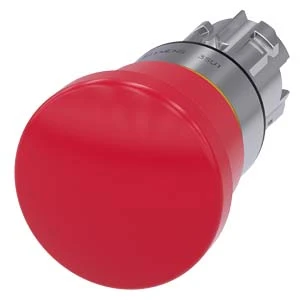 Siemens Drukknop frontelement (paddenstoel) 3SU1050-1HA20-0AA0 3SU10501HA200AA0 60320
