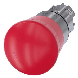 Siemens Drukknop frontelement (paddenstoel) 3SU1050-1HB20-0AA0 3SU10501HB200AA0 60324