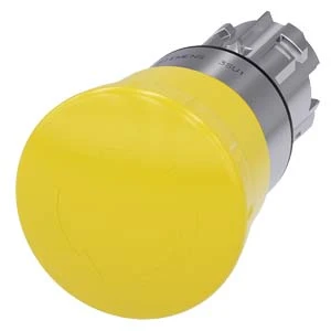 Siemens - Drukknop frontelement (paddenstoel) - 3SU1050-1HB30-0AA0 3SU10501HB300AA0 60326