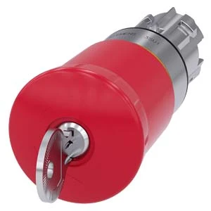 Siemens - Drukknop frontelement (paddenstoel) - 3SU1050-1HM20-0AA0 3SU10501HM200AA0 60330