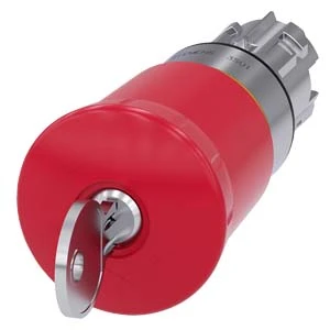 Siemens - Drukknop frontelement (paddenstoel) - 3SU1050-1HS20-0AA0 3SU10501HS200AA0 60335