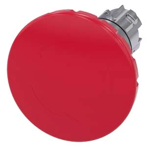 Siemens - Drukknop frontelement (paddenstoel) - 3SU1050-1JB20-0AA0 3SU10501JB200AA0 60346