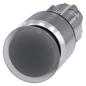 Siemens - Drukknop frontelement (paddenstoel) - 3SU1051-1AA70-0AA0 3SU10511AA700AA0 60488