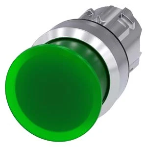 Siemens - Drukknop frontelement (paddenstoel) - 3SU1051-1AD40-0AA0 3SU10511AD400AA0 60494