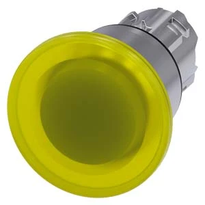 Siemens - Drukknop frontelement (paddenstoel) - 3SU1051-1BA30-0AA0 3SU10511BA300AA0 60504