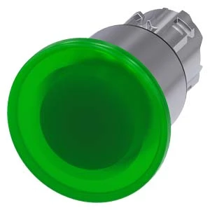 Siemens - Drukknop frontelement (paddenstoel) - 3SU1051-1EA40-0AA0 3SU10511EA400AA0 60549