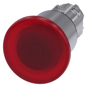 Siemens - Drukknop frontelement (paddenstoel) - 3SU1051-1ED20-0AA0 3SU10511ED200AA0 60552
