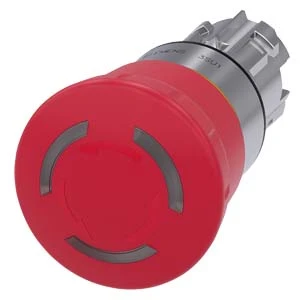 Siemens - Drukknop frontelement (paddenstoel) - 3SU1051-1HB20-0AA0 3SU10511HB200AA0 60558