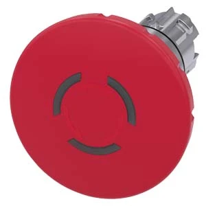 Siemens - Drukknop frontelement (paddenstoel) - 3SU1051-1JB20-0AA0 3SU10511JB200AA0 60560
