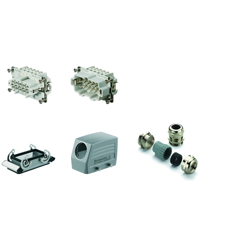 Weidmüller Rechthoekige connector, set (industrieconnector) HDC-KIT-HE 10.110 1712510000 6117